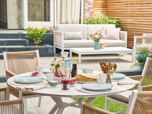 Manifesto Rivola/Induno Deens Ovaal 220cm dining tuinset 7-delig