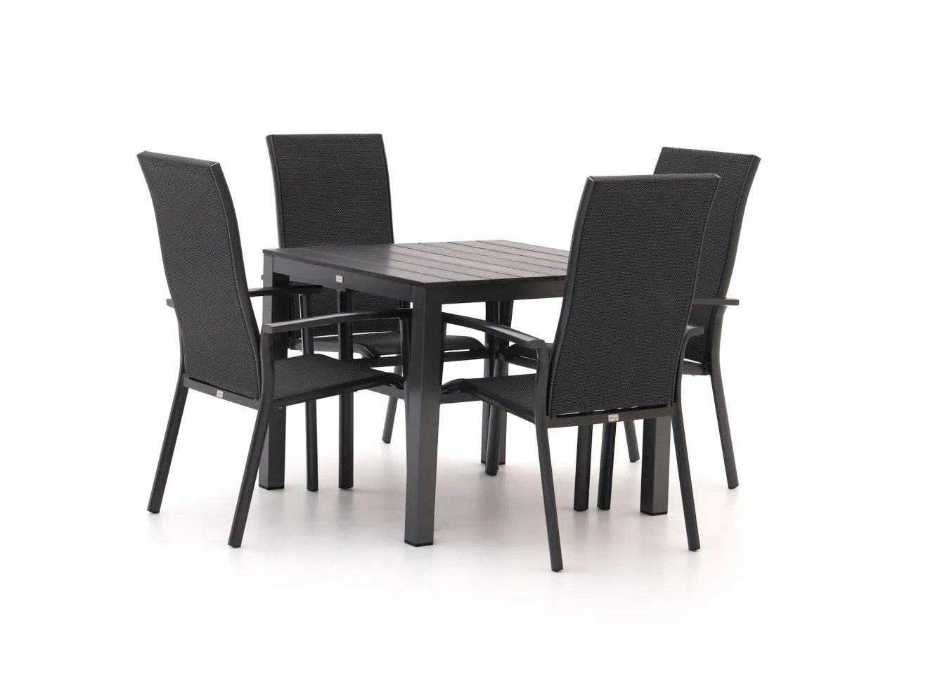 Bellagio Avio/Fidenza 90cm dining tuinset 5-delig stapelbaar