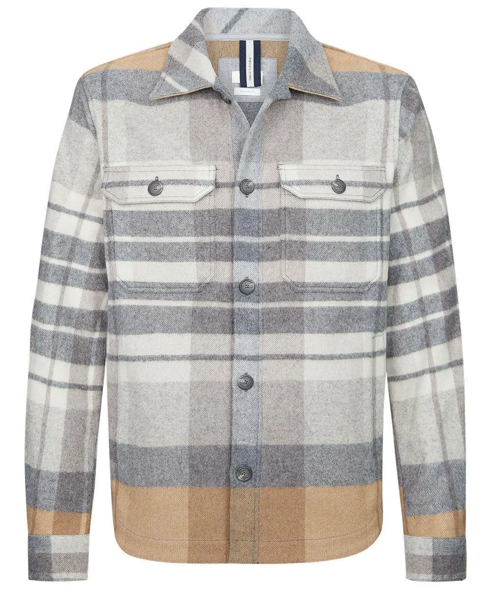 Overshirt Grijs Geruit