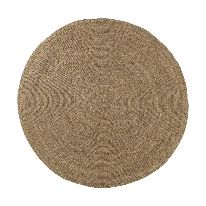 Vloerkleed riet - bruin - ø150 cm