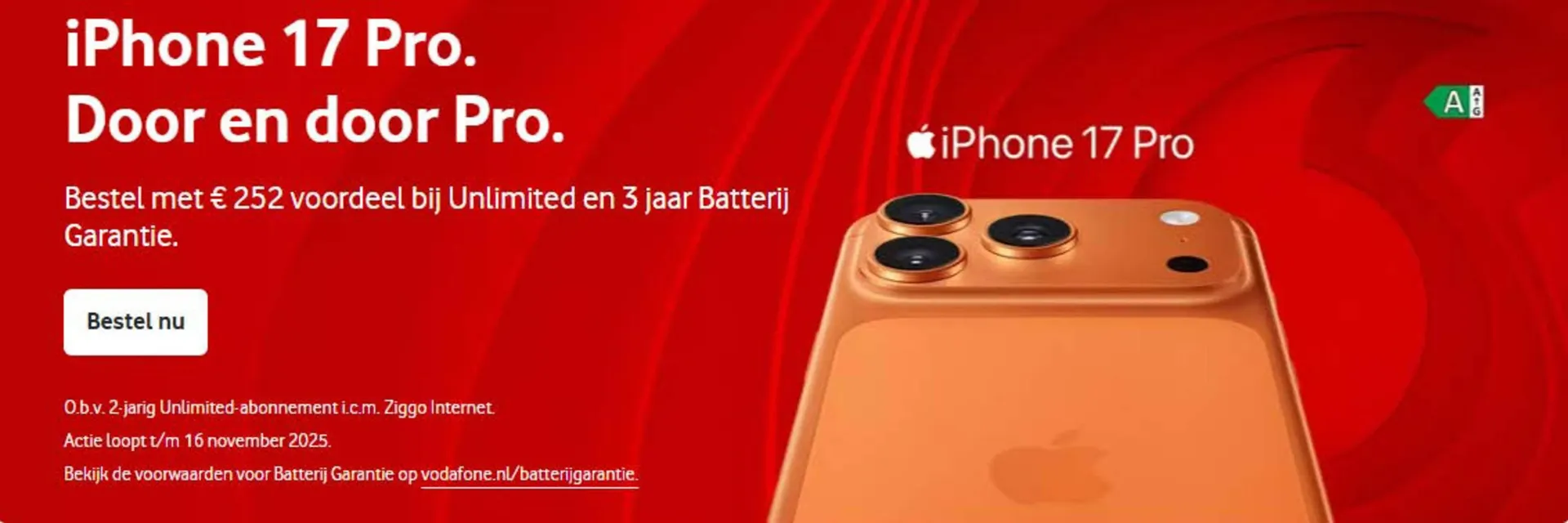 Vodafone folder van 29 oktober tot 16 november 2025 - Folder pagina 2