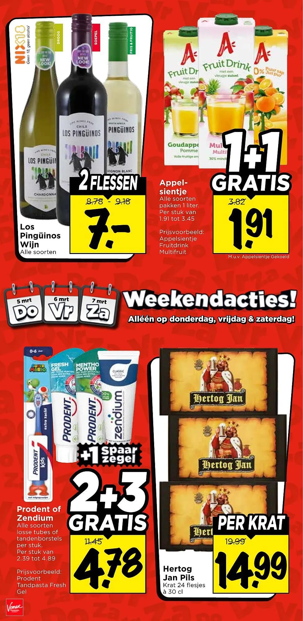 Vomar Voordeelmarkt folder van 1 maart tot 7 maart 2026 - Folder pagina 38