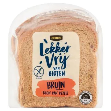 Jumbo - Lekker Vrij van Gluten Bruin Brood