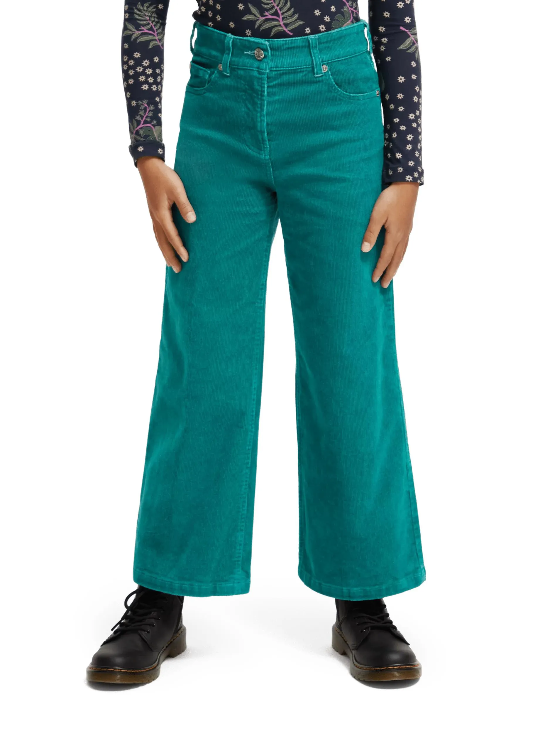 The Wave high-rise super-wide leg corduroy jeans