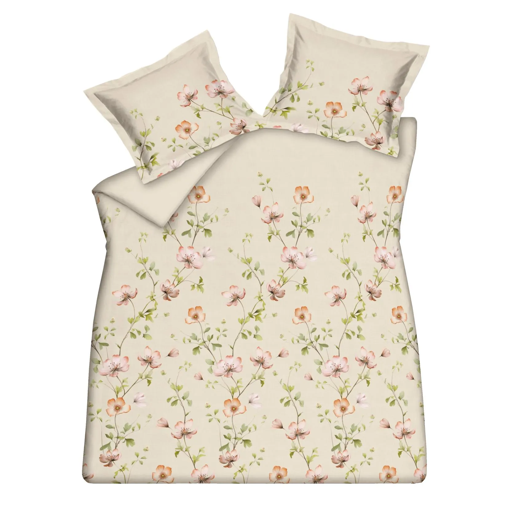 BLOSSOM BREEZE dekbedovertrekset | cream tan