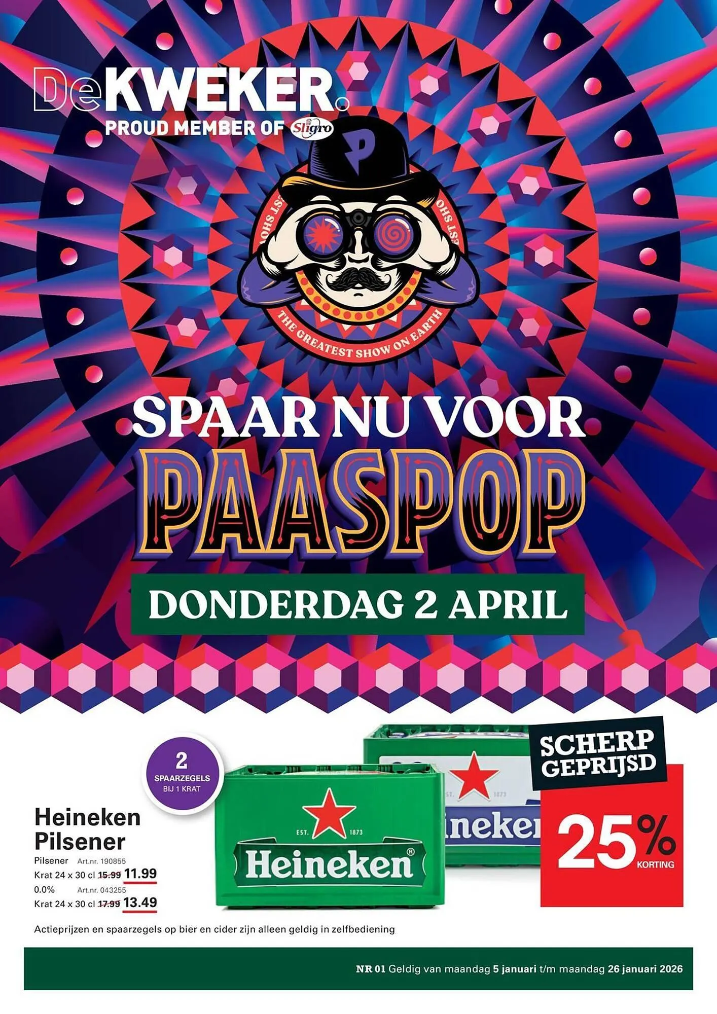 De Kweker folder van 13 januari tot 26 januari 2026 - Folder pagina 1