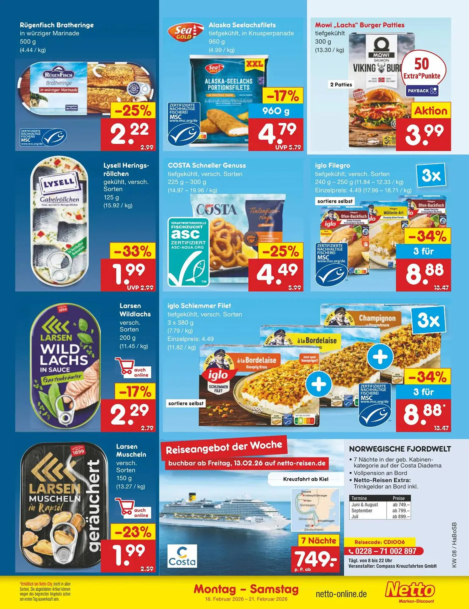 Netto Marken-Discount DE folder van 16 februari tot 21 februari 2026 - Folder pagina 19