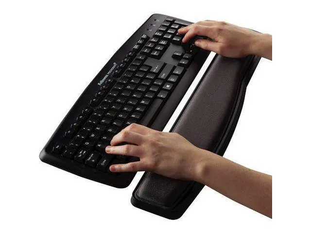 Fellowes Instelbaar Polssteun Voor Toetsenbord, Zwart