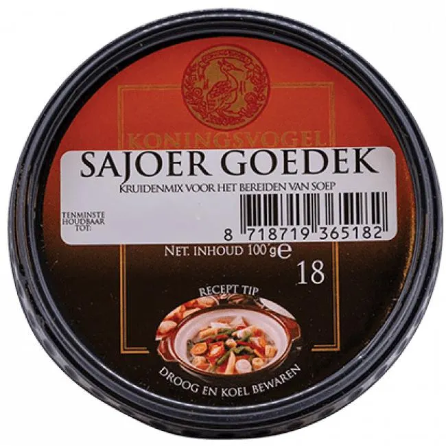Koningsvogel Sajoer Goedek Mix Nr. 18 100g