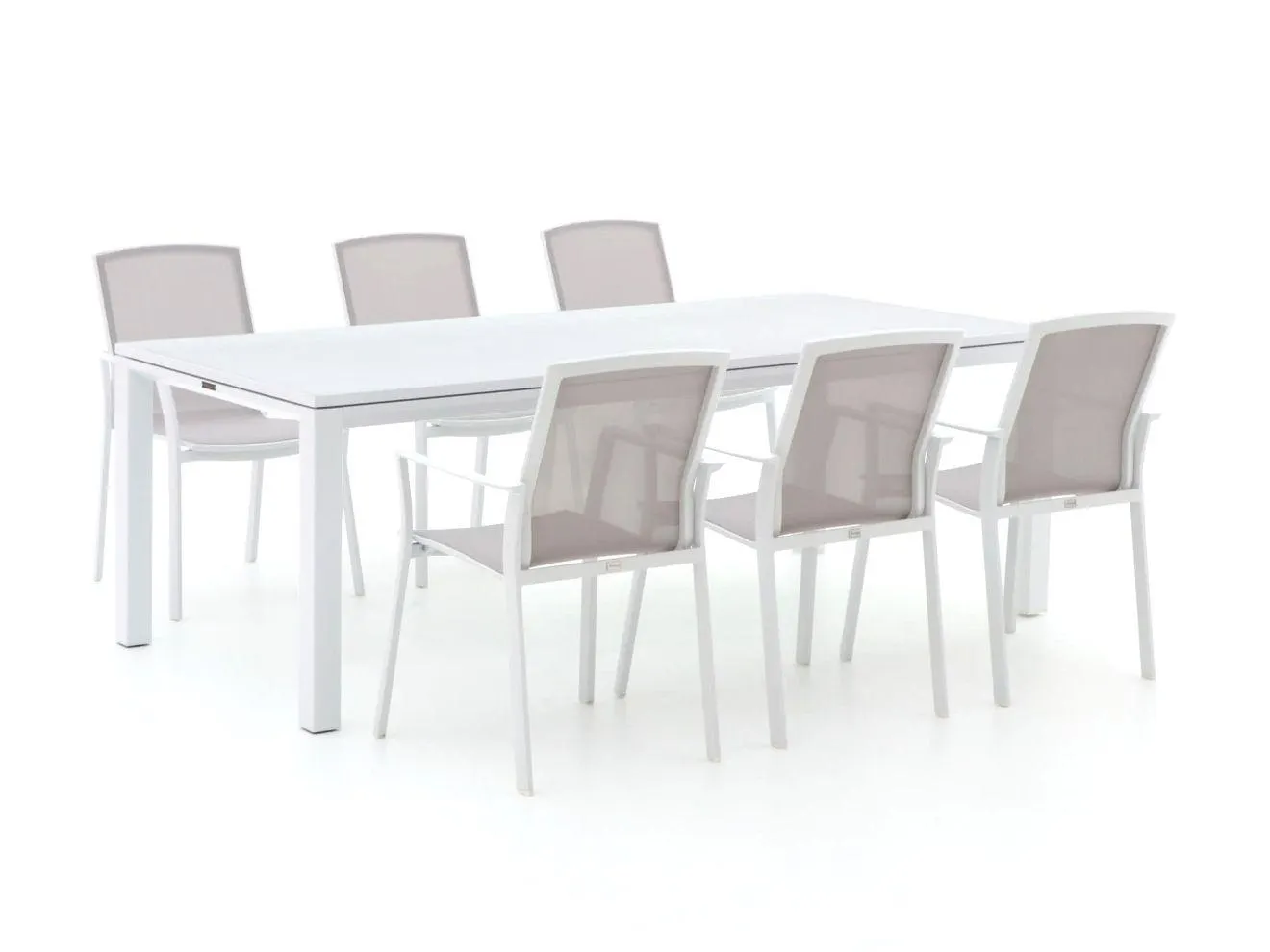 Bernstein Amberg/Mannheim 220cm dining tuinset 7-delig stapelbaar/uitschuifbaar