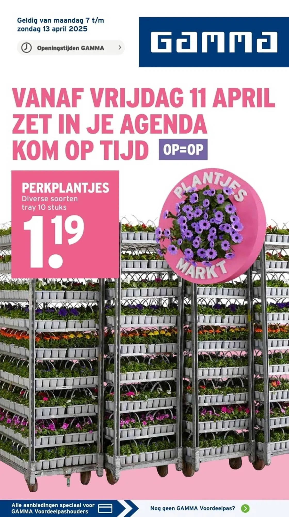 GAMMA folder van 7 april tot 13 april 2025 - Folder pagina 1