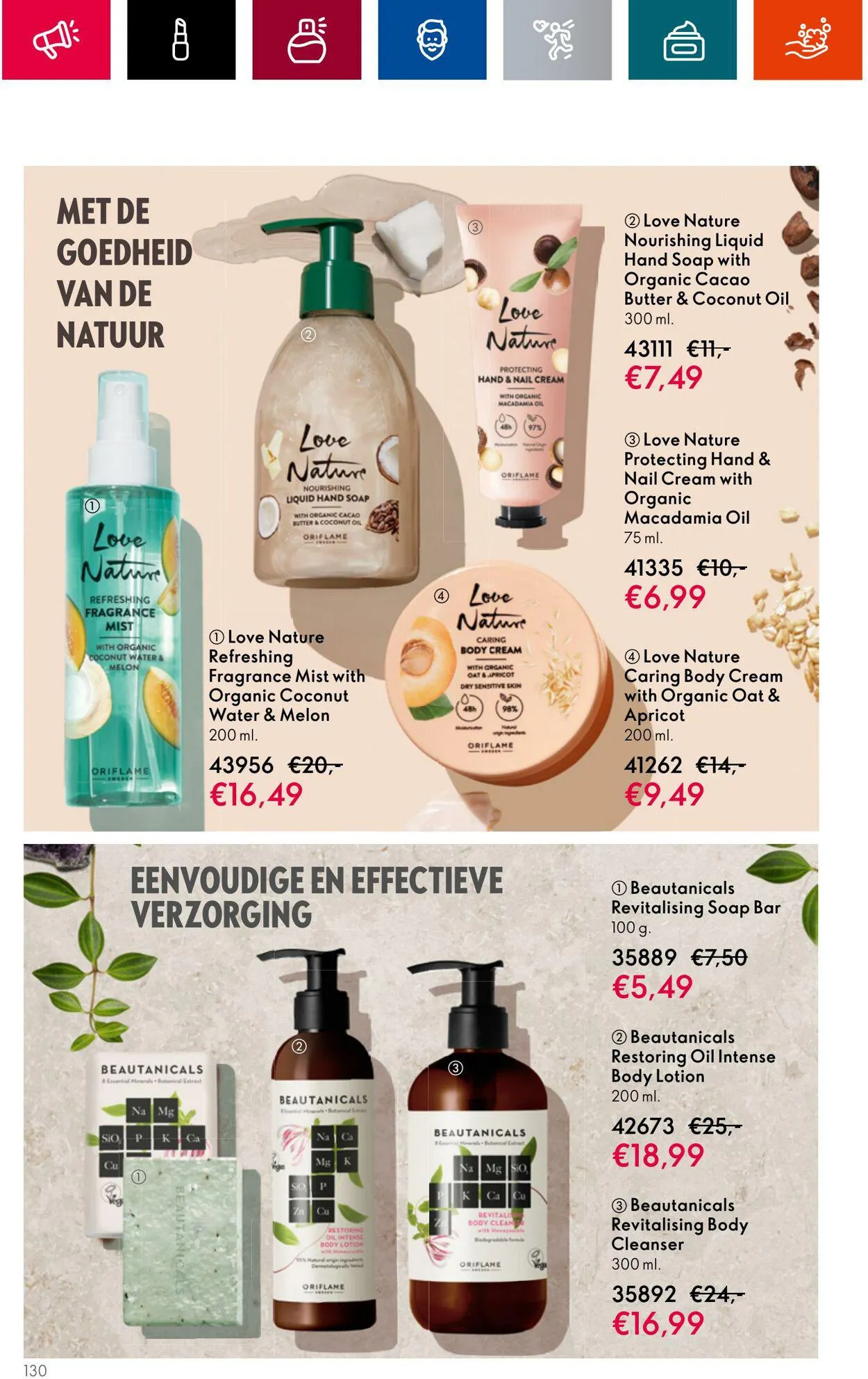 Oriflame Actuele folder van 28 juni tot 18 juli 2023 - Folder pagina 130