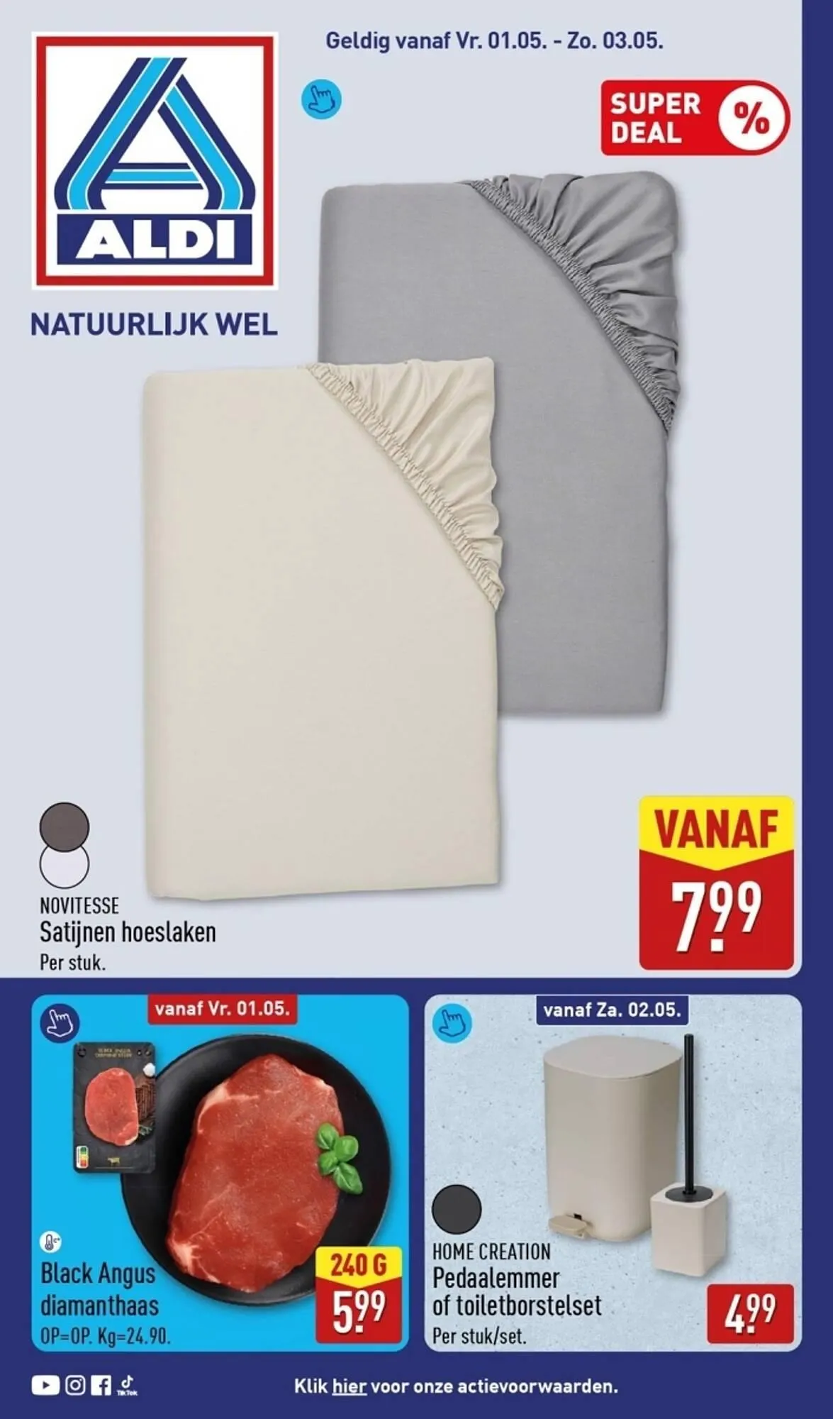 ALDI folder van 1 mei tot 3 mei 2026 - Folder pagina 1