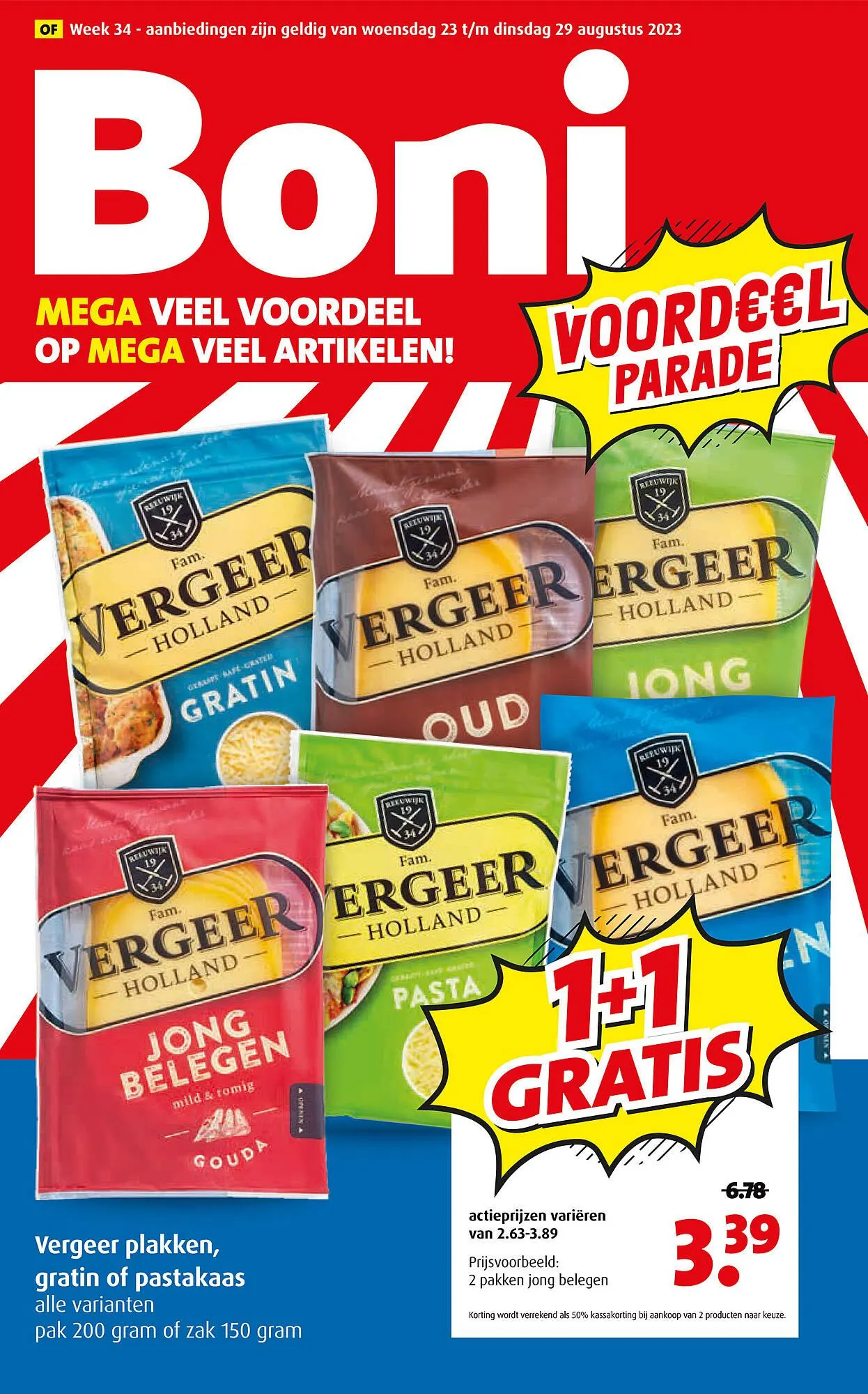 Boni folder van 23 augustus tot 29 augustus 2023 - Folder pagina 1