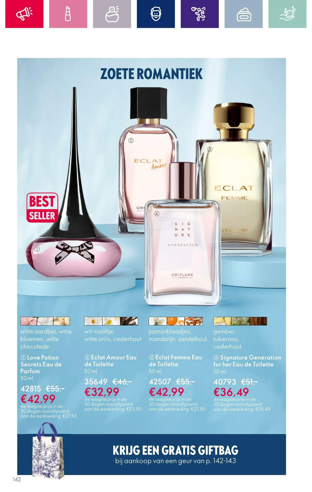 Oriflame Actuele folder van 29 november tot 19 december 2023 - Folder pagina 142