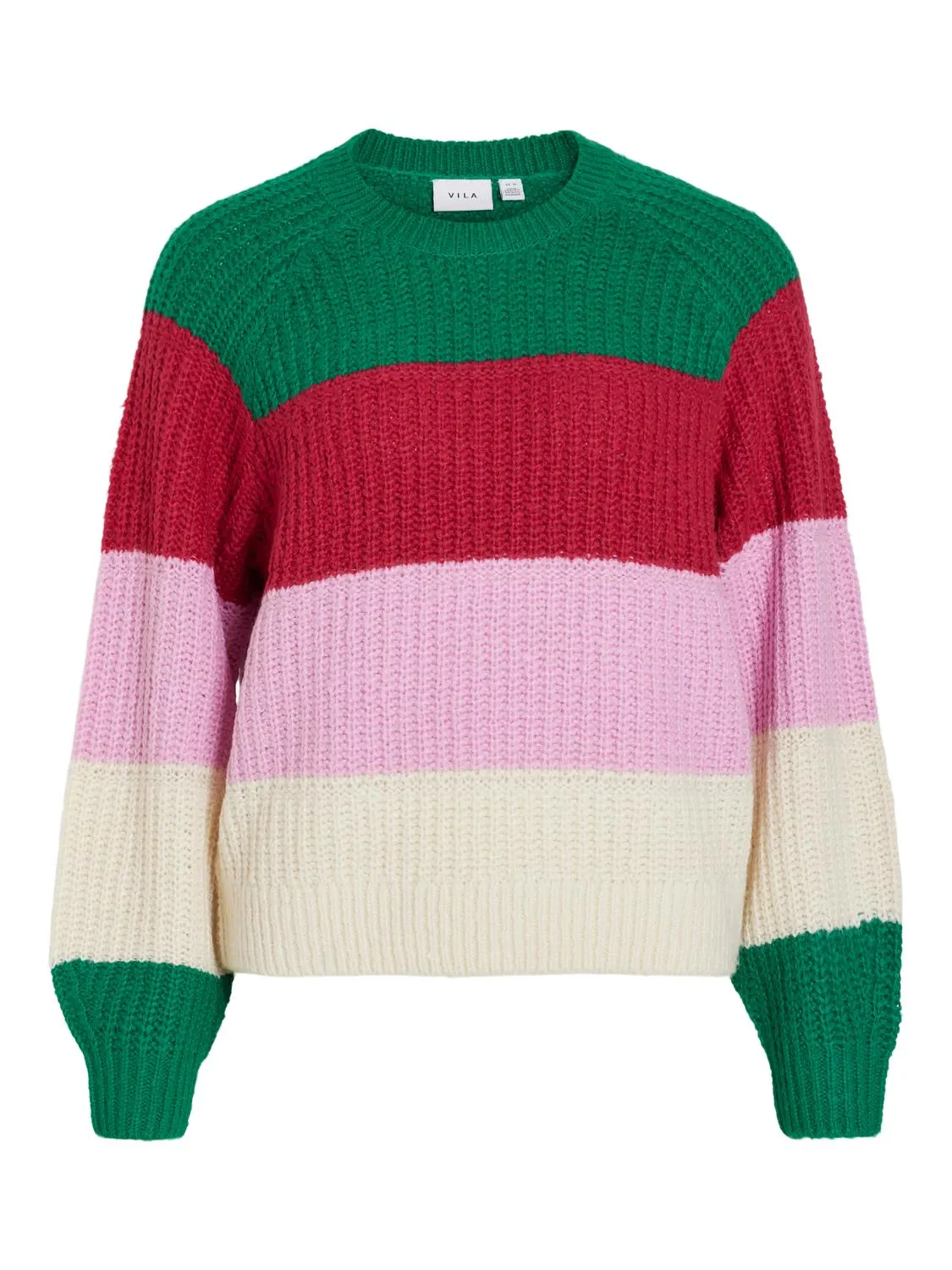 VILAILA Pullover - Ultramarine Green