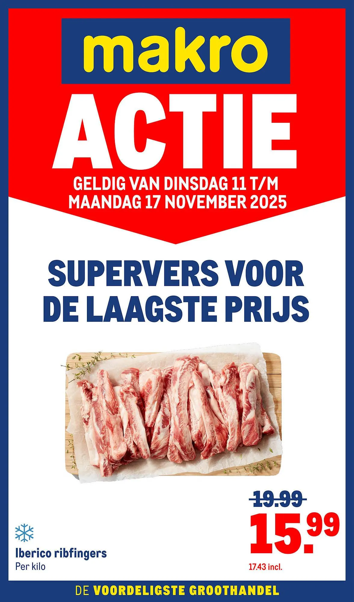 Makro folder van 11 november tot 17 november 2025 - Folder pagina 1