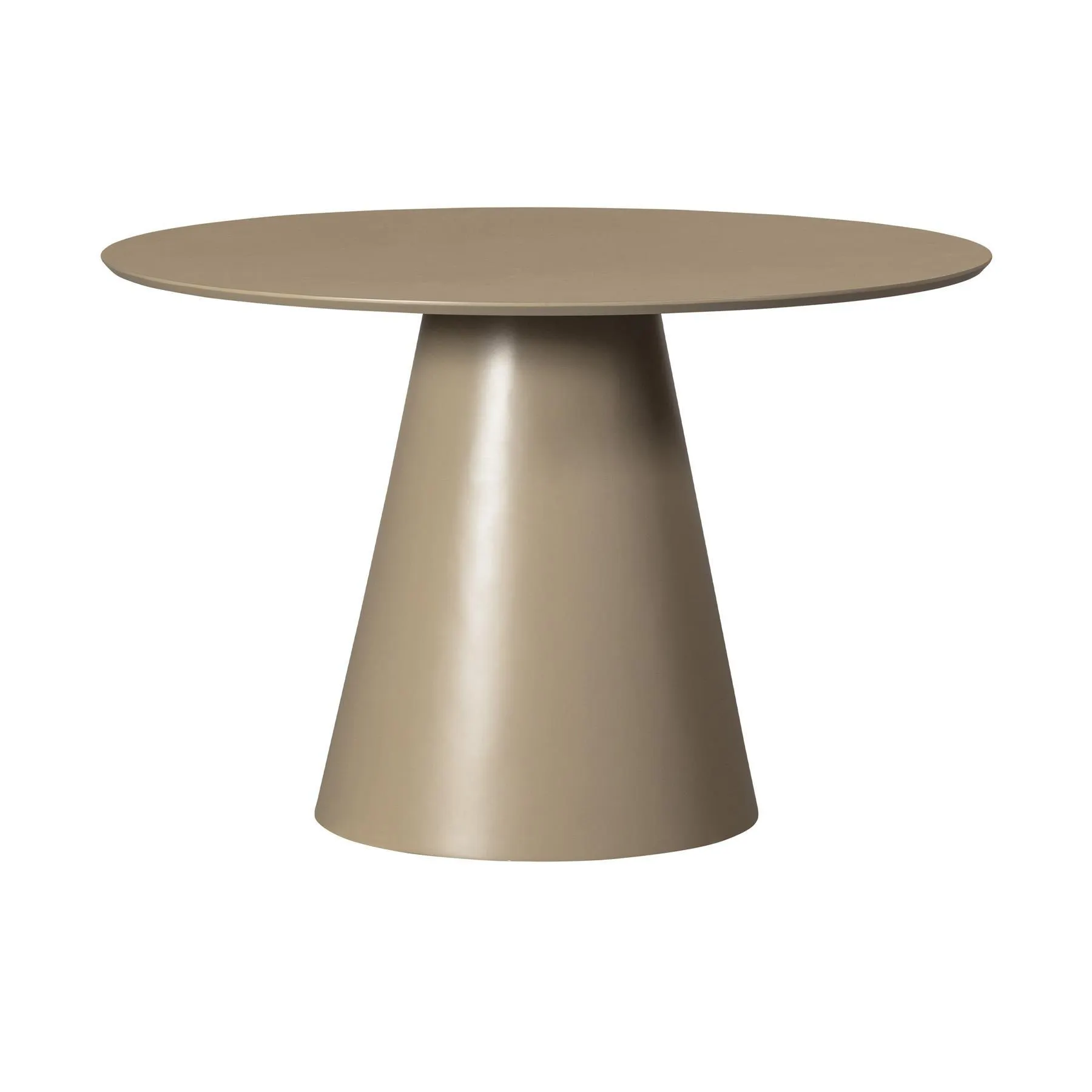 WOOOD Jorre Eettafel - Ø 120 cm - Militair Bruin