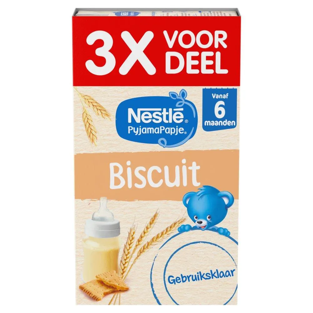 Nestle 6m pyjamapapje biscuit.