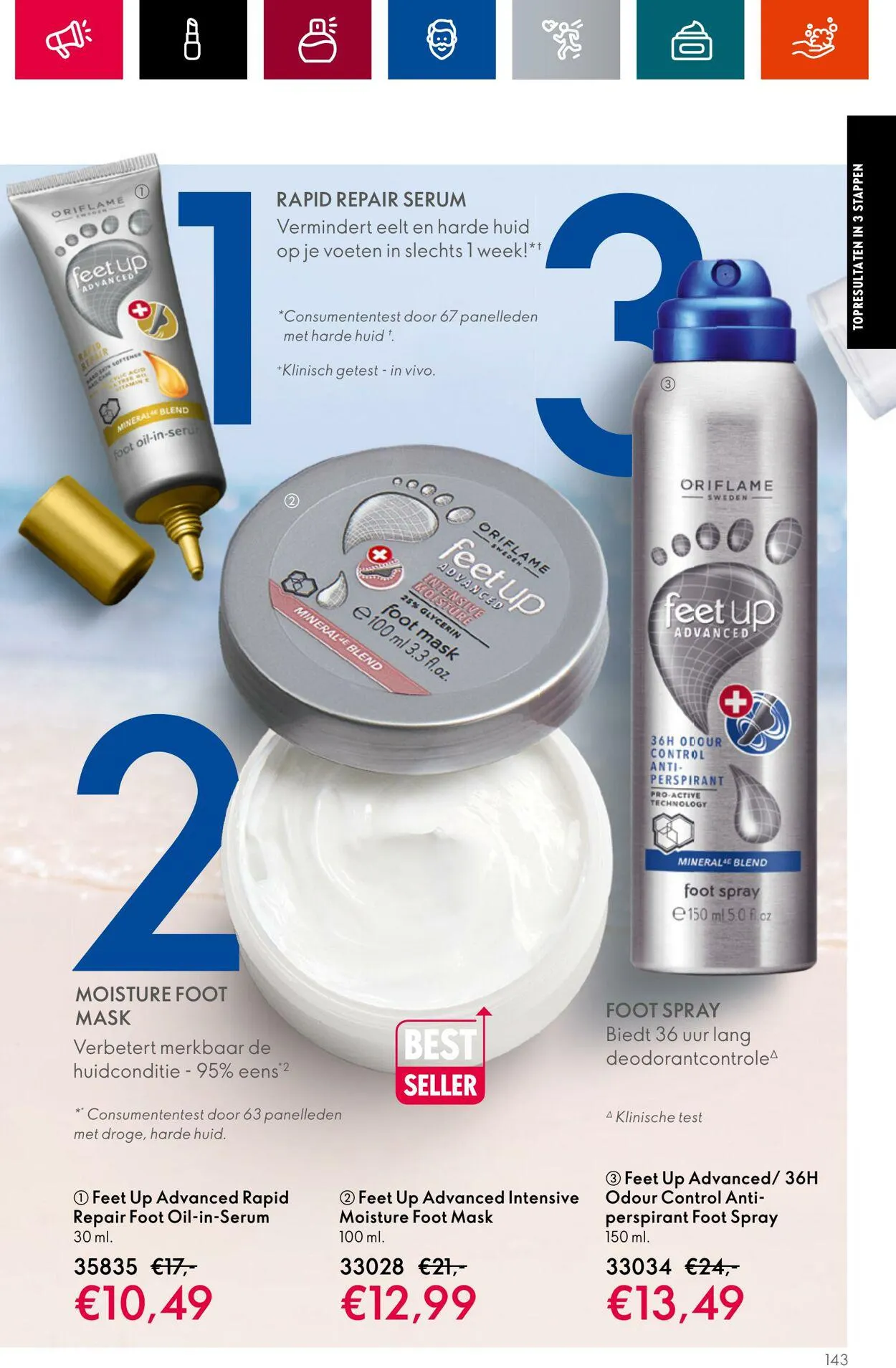 Oriflame Actuele folder van 28 juni tot 18 juli 2023 - Folder pagina 143