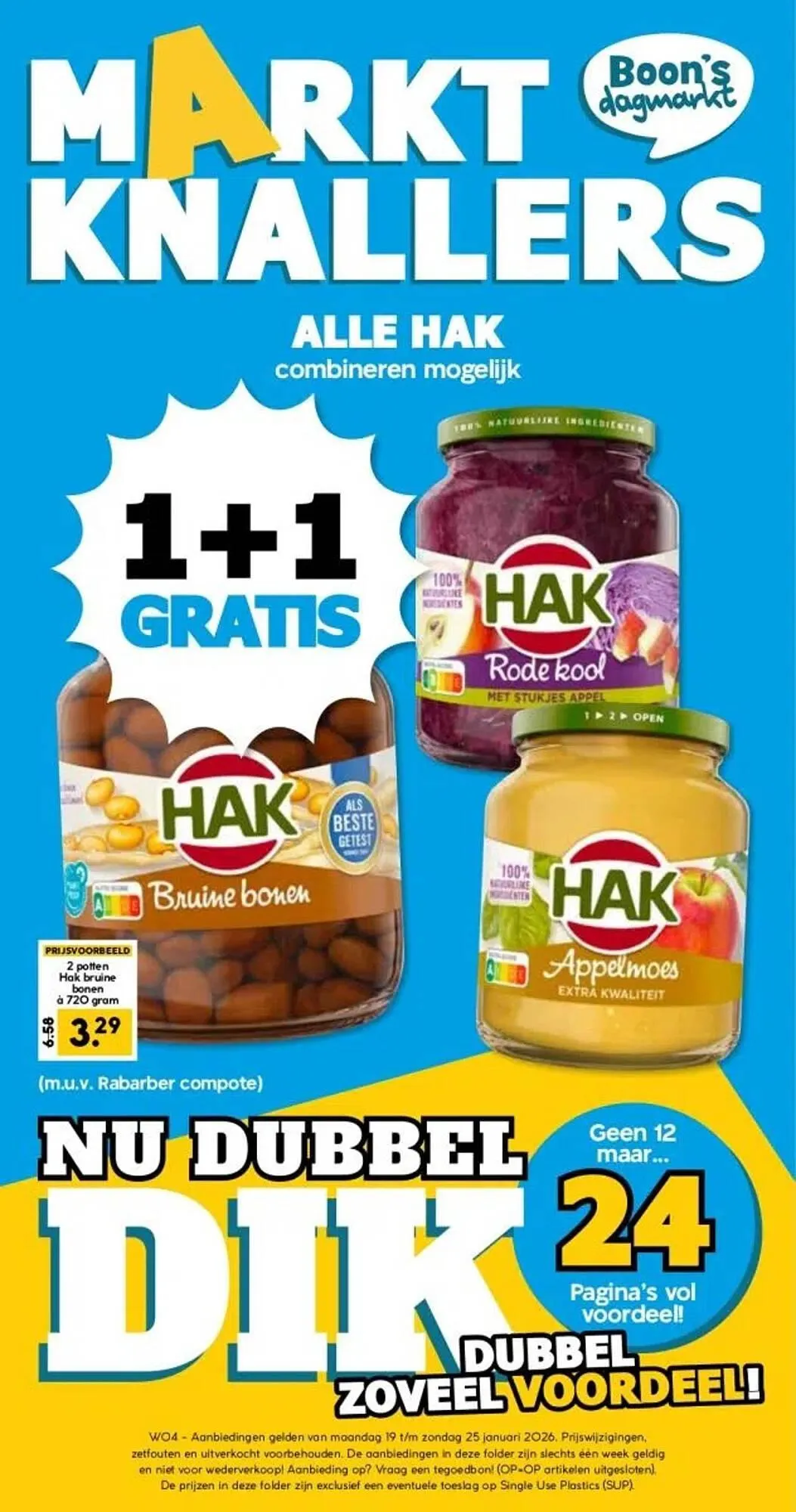 Boon`s Markt folder van 19 januari tot 25 januari 2026 - Folder pagina 1