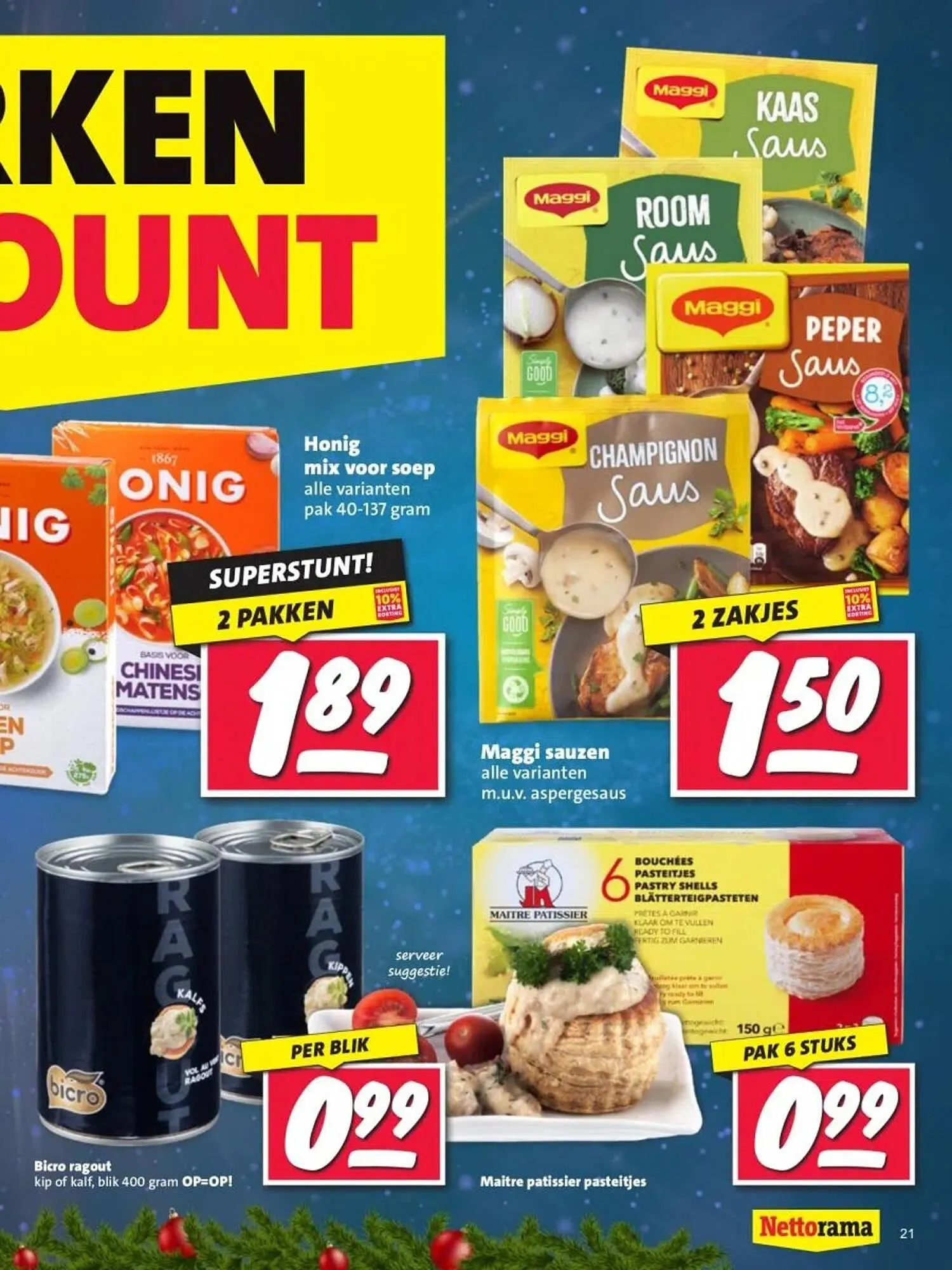Nettorama folder van 15 december tot 28 december 2025 - Folder pagina 21