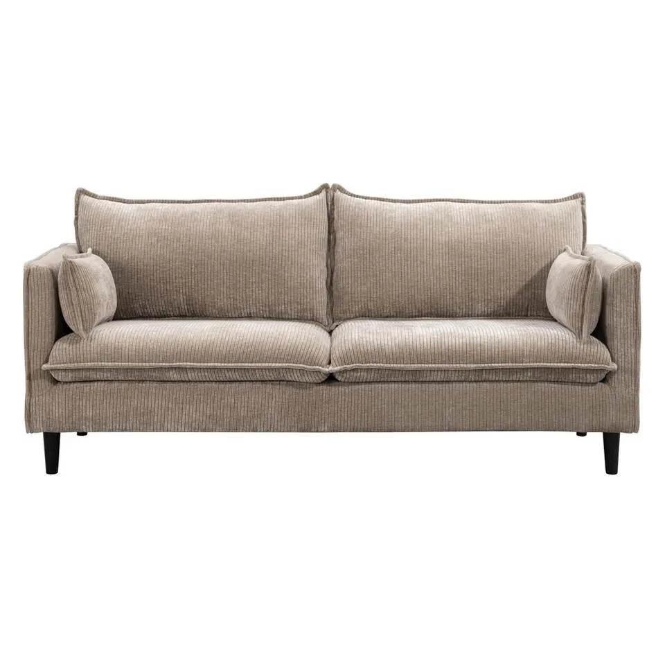 Bank Sem 2,5-zits - ribstof - zand