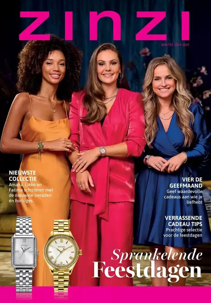 Sprankelende Feestdagen van 4 december tot 31 maart 2025 - Folder pagina 1