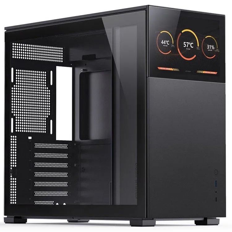 Jonsbo D41 Screen ATX, Tempered Glass, Zwart