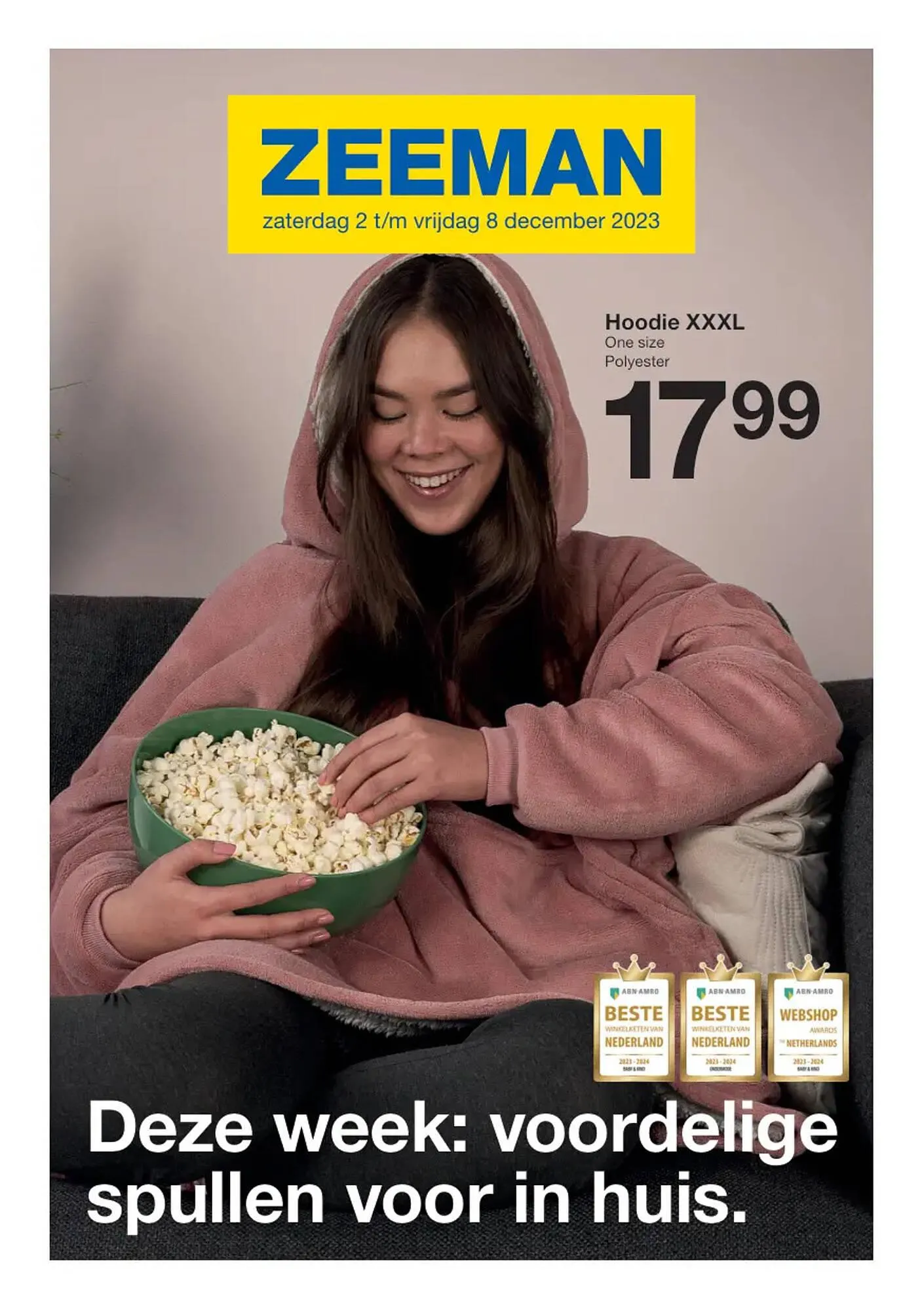 Zeeman folder van 2 december tot 8 december 2023 - Folder pagina 1