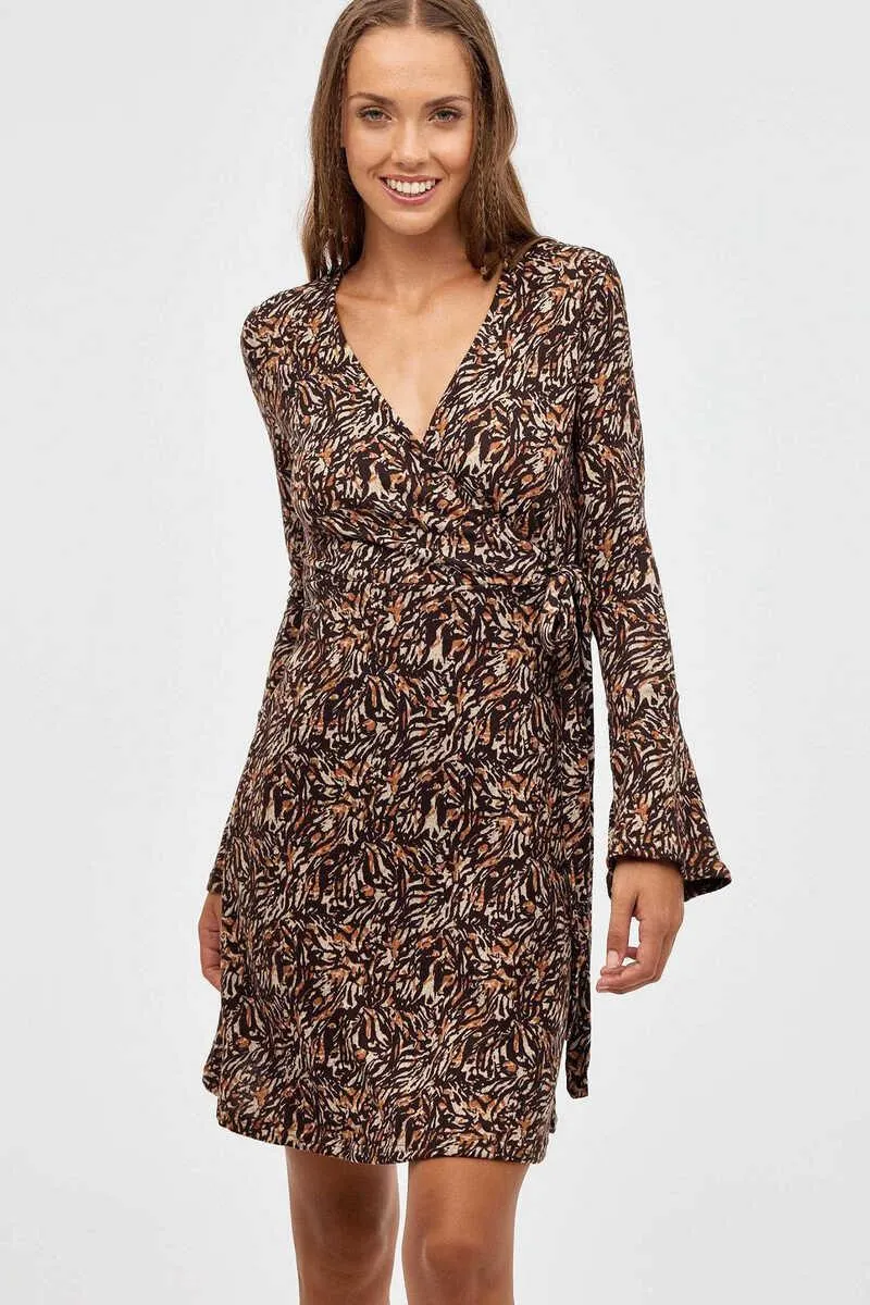 Vestido Cruzado Estampado