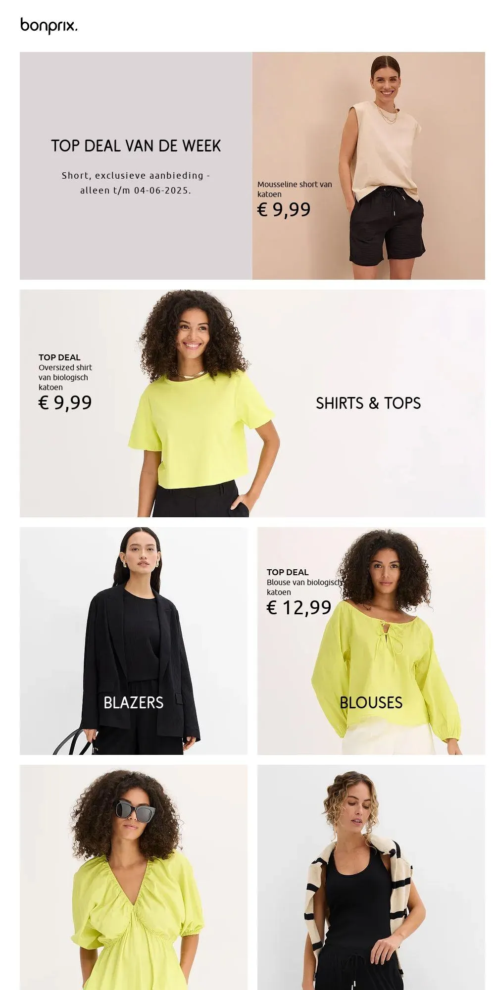 Bonprix Actuele folder van 2 juni tot 8 juni 2025 - Folder pagina 1