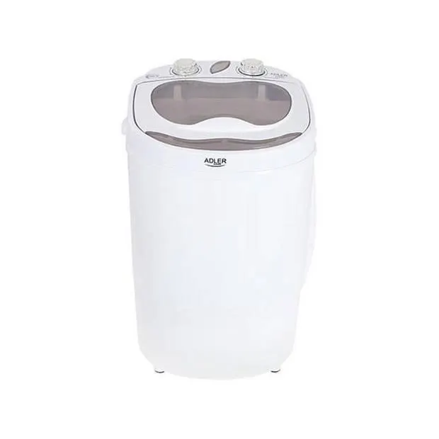 Adler AD8055 - Mini wasmachine met centrifuge - Wit