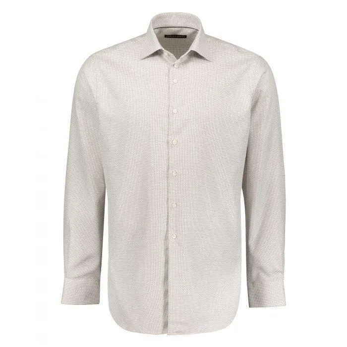 Stretch Katoenen Overhemd Groen