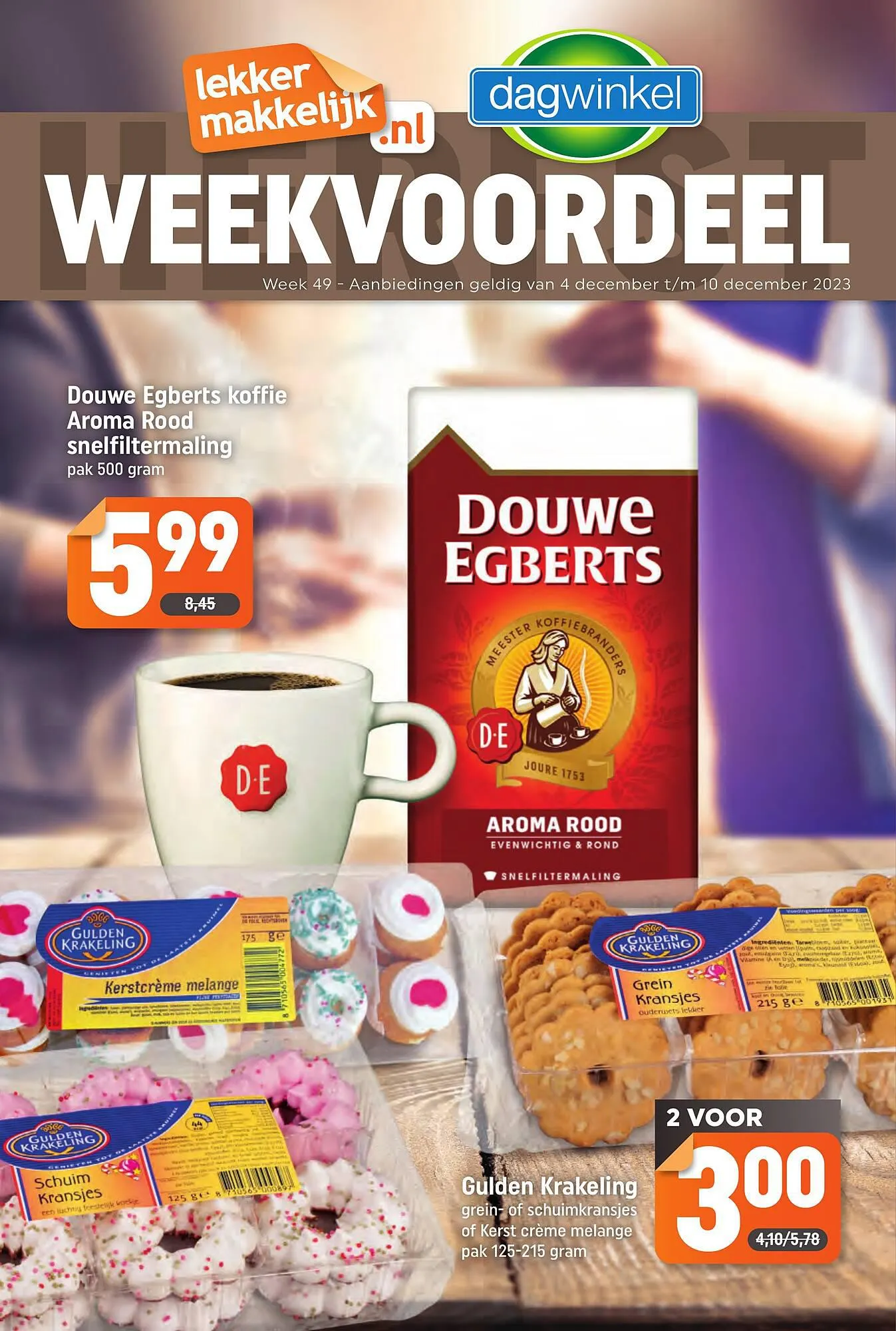 Lekker Makkelijk folder van 4 december tot 9 december 2023 - Folder pagina 1