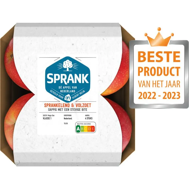 Sprank Appels schaal