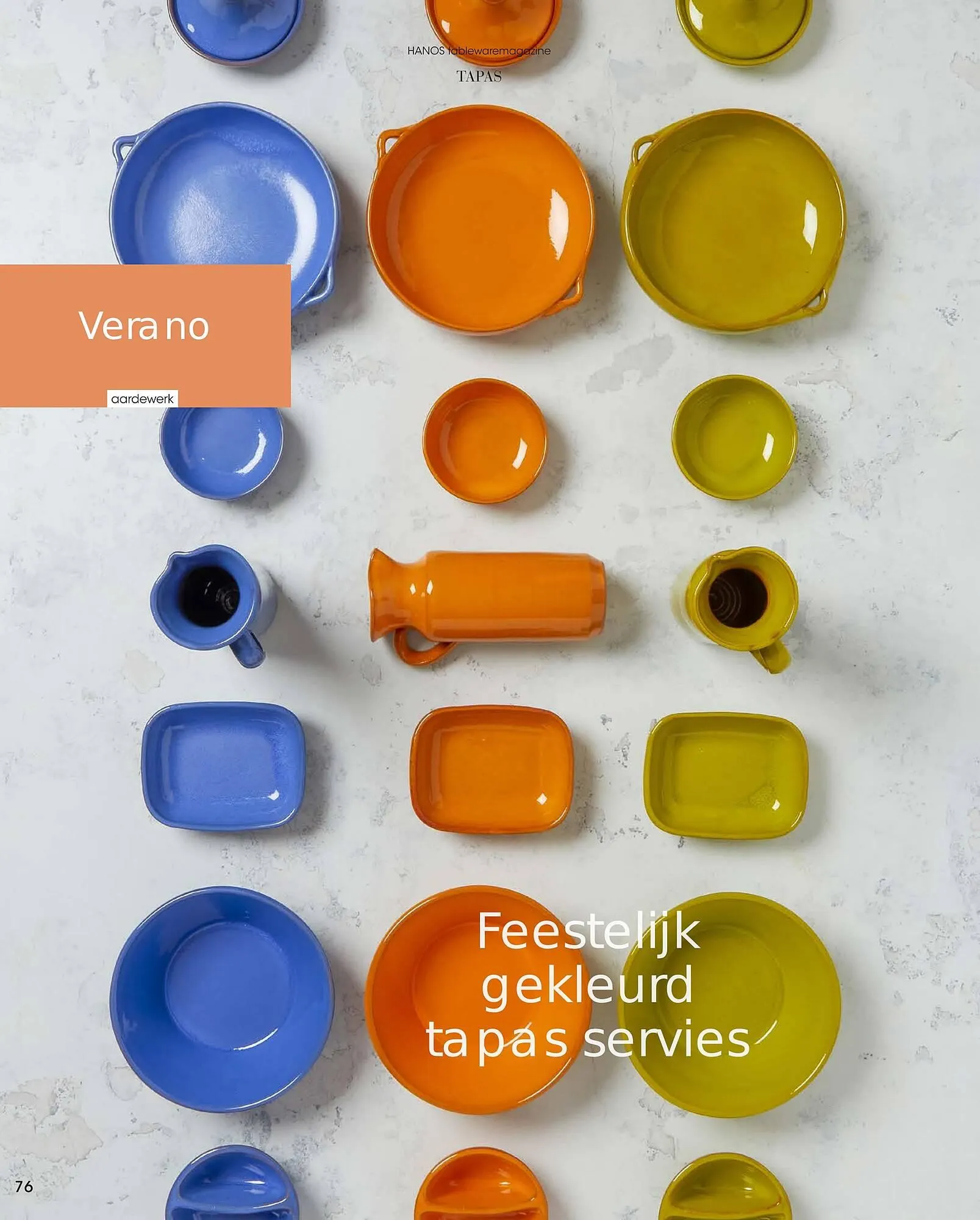 HANOS Tableware Magazine 2023-2024 van 1 januari tot 30 april 2024 - Folder pagina 76