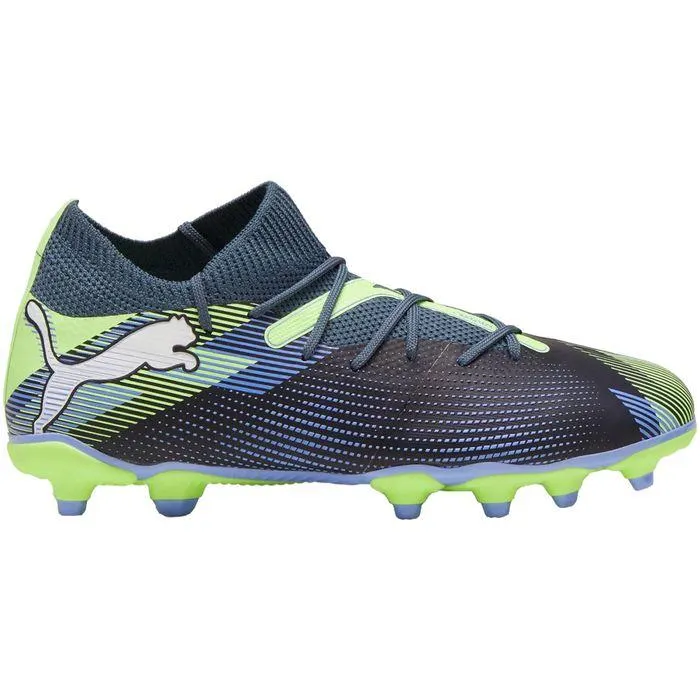 FUTURE 7 MATCH FG AG 107945 voetbalschoenen junior grey skies puma white fizzy apple