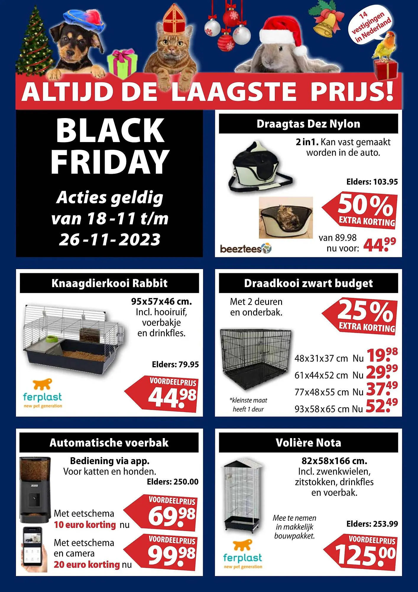 Huisdier Voordeelshop folder van 18 november tot 19 december 2023 - Folder pagina 3