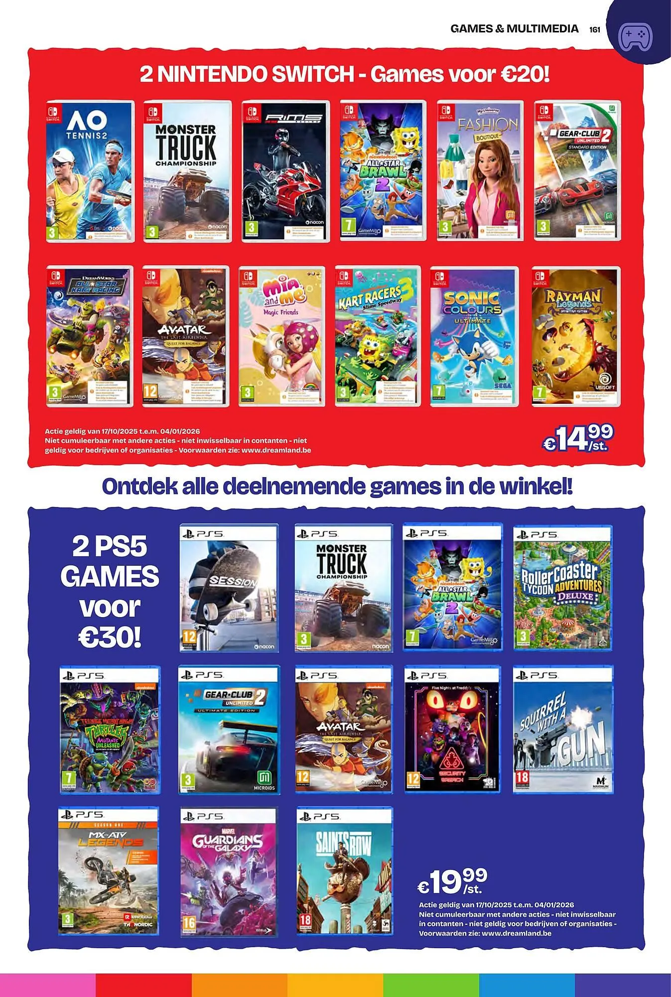 Dreamland Sint folder van 17 oktober tot 7 december 2025 - Folder pagina 161