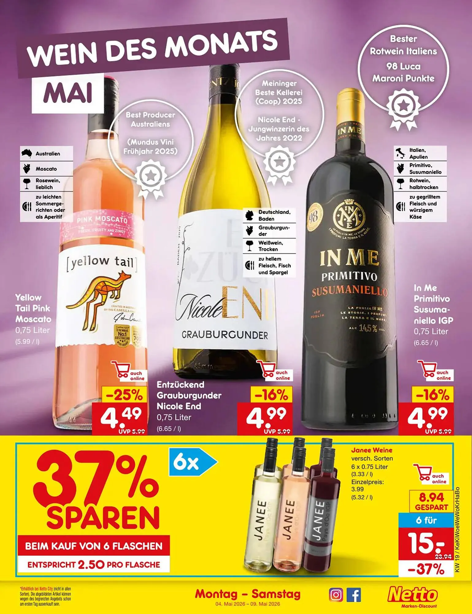 Netto Marken-Discount DE folder van 4 mei tot 9 mei 2026 - Folder pagina 45