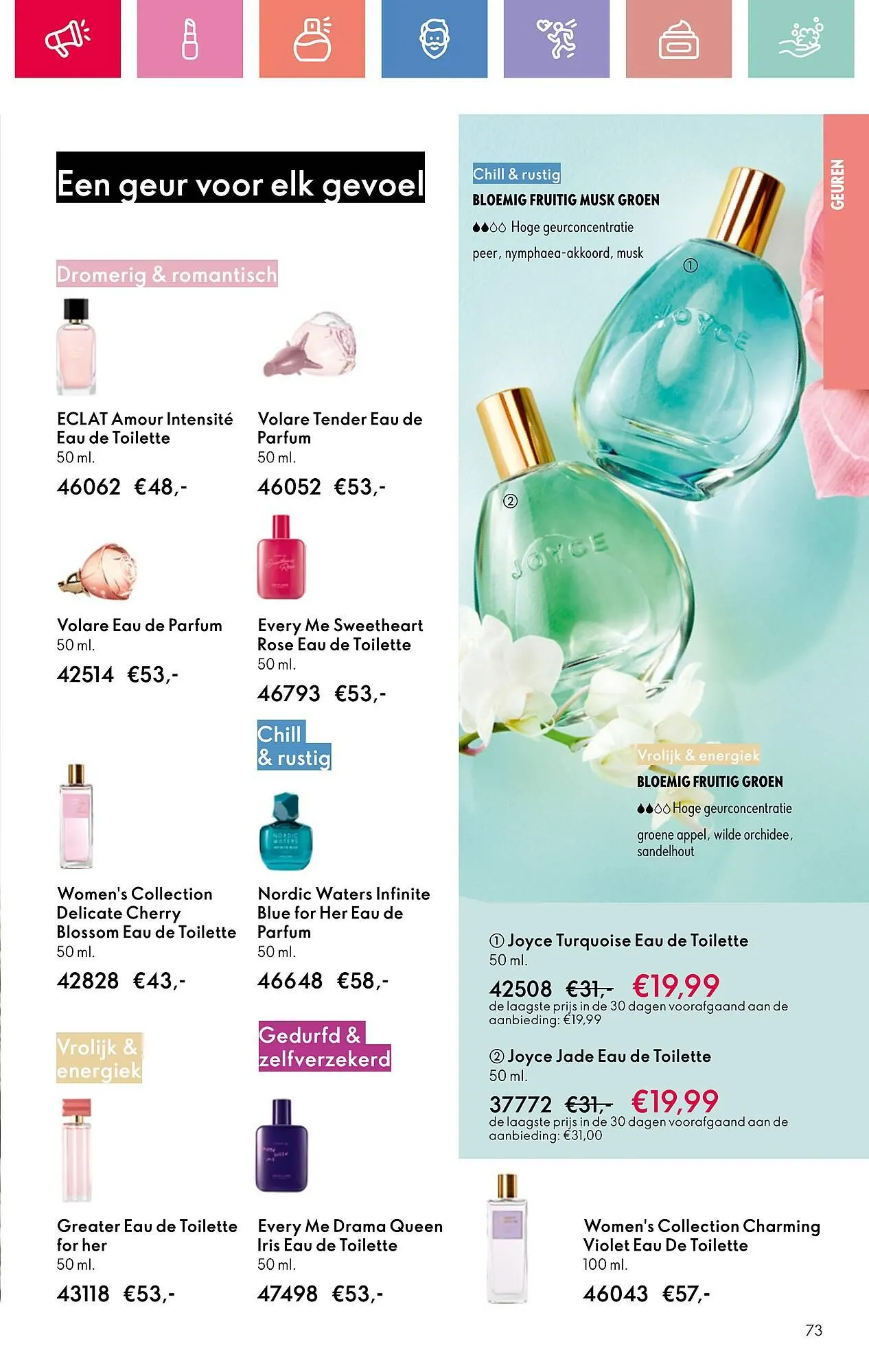 Oriflame folder van 13 juli tot 2 augustus 2025 - Folder pagina 73