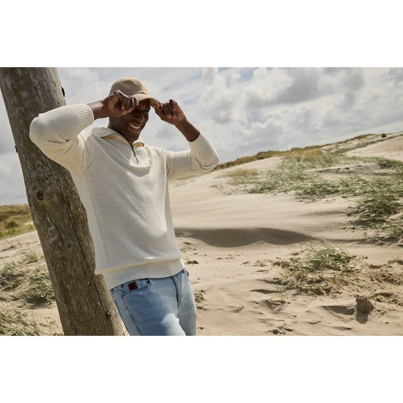 Bruno Banani Schipperstrui modieuze wijde kraag