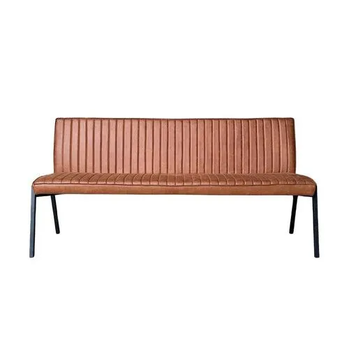Starfurn Eetkamerbank Tivoli - Cognac Leer - 185x56x88cm