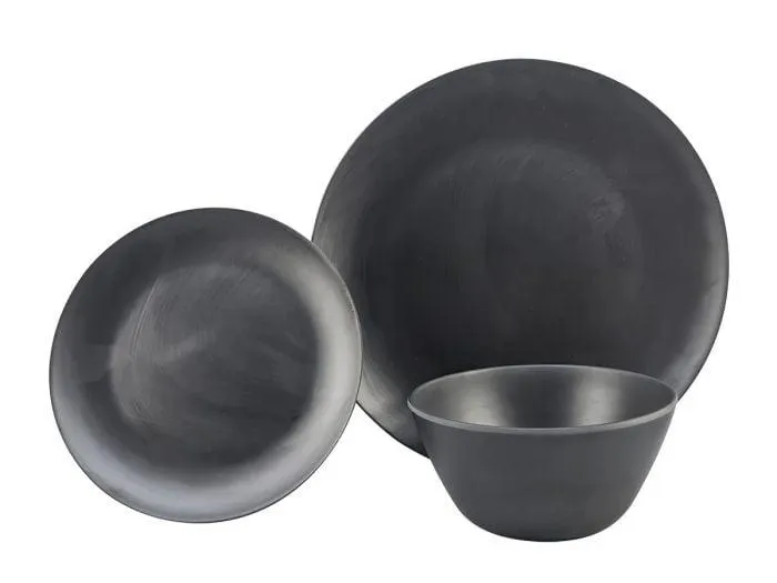 Obelink Matt Black serviesset - 12-delig