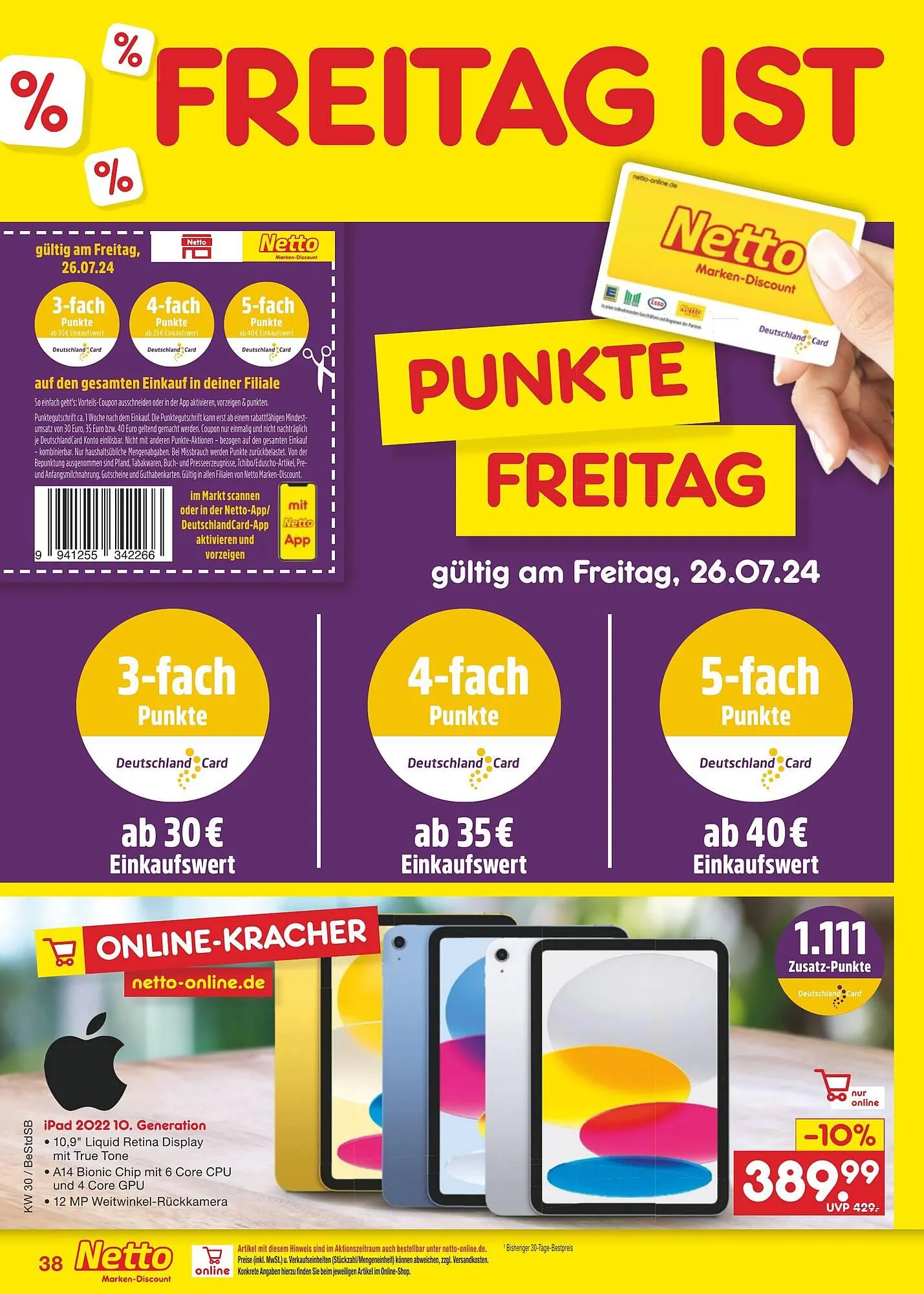 Netto Marken-Discount DE folder van 22 juli tot 27 juli 2024 - Folder pagina 44