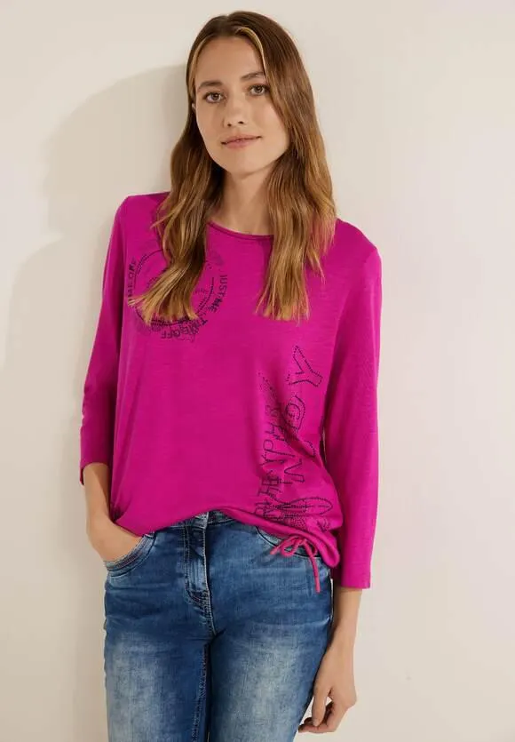 Shirt met print op de voorkant