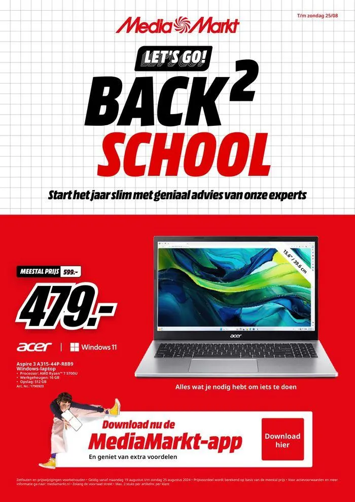 Digitale flyer: aanbiedingen bij MediaMarkt van 20 augustus tot 3 september 2024 - Folder pagina 1