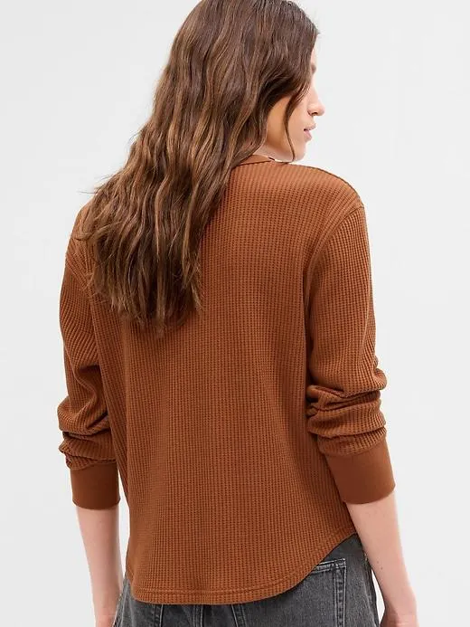 Waffle Crewneck T-Shirt