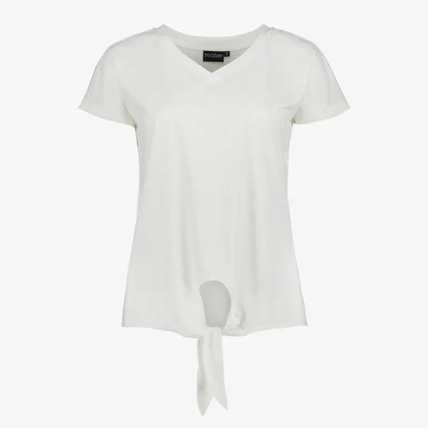 TwoDay dames T-shirt met knoop